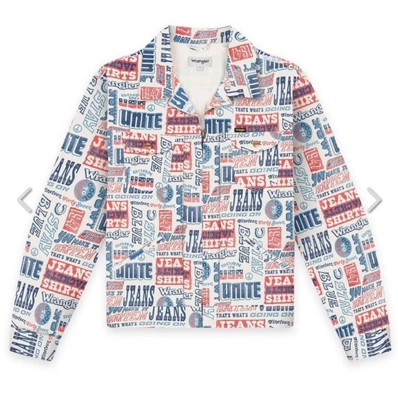 Wrangler Brad Denim Jacket Mens Size M New with Tags - Picture 6 of 7